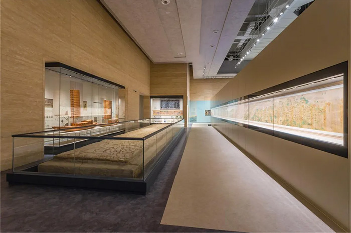中國(guó)大運(yùn)河博物館展廳一角 中國(guó)大運(yùn)河博物館展廳一角